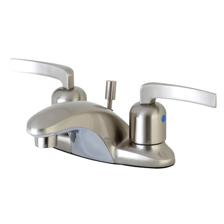 KINGSTON FB8628EFL 4-Inch Centerset Bathroom Faucet with Retail Pop-Up FB8628EFL